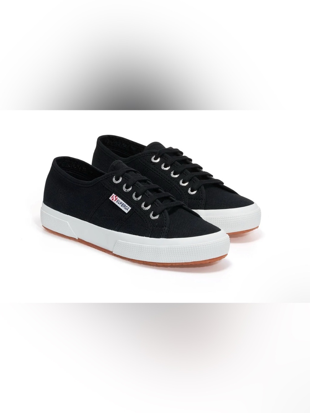 NWT Superga 2750 Cotu Classic Sneaker in Black Size 39 (US 8)